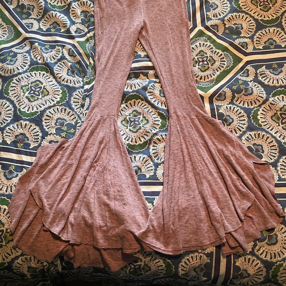FP Movement by Free People Pants - Free People Movement marled mauve bells